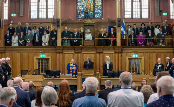 The top table at the General Assembly